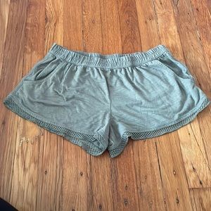 Green size 6 pajama shorts